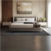 TecTake® Tappeto Salotto, Tappeto Pelo Corto, Tappeti Salotto Design Elegante, Tappetino morbido, Lavabile in Lavatrice, Ideale per Sala da Pranzo, Camera, Studio, Soggiorno - Antracite - 160 x 230 cm