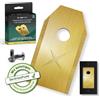 FixedNow Set di coltelli per auto in titanio [9 pezzi] compatibili con Husqvarna Automower, Gardena, Yardforce, Ferrex, Mc Chulloch modelli ad ultrasuoni, lame di ricambio per robot tosaerba