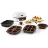 Tefal Macchina per torte, 5 programmi automatici per la regolazione, 1 modalità manuale, 3 stampi flessibili, 1 grande stampo in acciaio rivestito, compatibile con stampi Crispybake, Cake Factory+