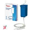 SAFETY SPA ENTEROCLISMA DA VIAGGIO KLISTER IN GOMMA CON CANNULA ANALE EVAGINALE 2 LITRI