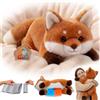 Mewaii Peluche Volpe Arancione Ponderato, Peso 2,3 kg, Caldo E Freddo