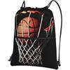 SMAZDFXX Zaino con coulisse, borsa da basket, borsa a tracolla, zaino pieghevole, borsa da palestra, per lo shopping, yoga