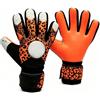 Ronyme Guanti Portiere Calcio Guanti Portiere Guanti Calcio Guanti Sportivi Presa Affidabile con Palmo in Lattice Modellate Protezione Nocche E Chiusura con, 橘色, 7号
