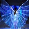Fabater Scialle LED Multicolore Danzante Oggetti di Scena Luminosi, Lunghezza 145 Cm Danza del Ventre Fluorescente per Altezza 160-178 Cm, Costume di Scena Impermeabile e Flessibile