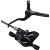 SHIMANO - Set freni a disco MT201 posteriore 1700 mm, nero | Freno a disco idraulico BR-MT200 e leva BL-MT201 - posteriore, 2 pistoni, portata regolabile
