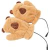 Pomurom Muffole Riscaldate Muffole Animali Riscaldanti USB Lavabili