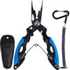 SHINLHUA Strumento di rimozione dell'amo con manico ergonomico Pinze multifunzionali Pinze da pesca Pinze da pesca Pinze per labbro Pinze da pesca Pinza da pesca