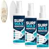 ZRAZT Spray per rimuovere la cera per tavola da surf, rimuove delicatamente la cera per tavola da surf, detergente liquido profumato per la cura della tavola da surf, detergente professionale per la
