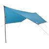 QJBSAVVA Telone da Campeggio con Pali Telo Parapioggia Blu 430x380 cm