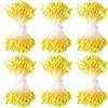 GORGECRAFT 2400pz Stami Fiori A Doppia Testa 2mm Stami Fiori Artificiali Gialli 59mm Pistillo Floreale Simulato Artigianato Matrimonio San Valentino Biglietti Natale Album Ritagli Bouquet Fatti