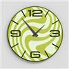 Giallobus - Orologio Bilay - Simple relief - Legno Mdf - Premium 30x30‎‎cm - n.31 Green trip - Artigianale Made in Italy - Silenzioso - Idea regalo - Moderni doppio livello