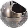 SEWOART Posacenere Design Rotondo Unico e Trendy con Coperchio Portatile Decorativo in Rame Ashtray Elegante e Funzionale per Uso Interno, Casa o Esterno