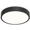 Ideal Lux Plafoniera Contemporanea Ray Metallo Nero Led Integrato 26W 3000K Ip44