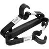Ikea SPRUTTIG - Grucce Appendiabiti Leggere, Ganci Porta Abiti, in Plastica, 39 cm, 20 Pezzi, Colore: Nero