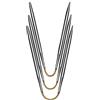 Addi crasy Trio volumi 2, 25 mm rundstricknadel 21 cm 2,25 mm, Metallo, Lucida, 14 x 10 x 1 cm