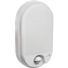 Maclean MCE340 Lampada LED con Sensore di Movimento Automatico a Infrarossi Risparmio Energetico Adatto per Uso Esterno e Interno (Bianco)