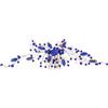 Mobestech Pettine per Chioma di Cristallo da Sposa in Lega di Zinco Blu | Accessori per Acconciature Sposa, Elegante per Occasioni Speciali e Danza, Stabile Sul Capo