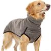 XFSRG Tuta Post Operatoria Cane Dolcevita Body Operatorio Tuta Recupero Tutina Post Intervento Body Chirurgico Cane per Protezione Quotidiana (Grigio, M)