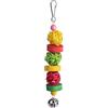 Generic Budgie Toy - Giocattoli per uccelli in gabbia, giochi per calopsitte, giocattoli per pappagalli in rattan, decorazione per gabbia per uccelli, giocattolo per gabbia per uccelli per parrocchetti,