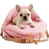 Generico Seggiolino per Cane,Borsa Morbida Impermeabile con Manici | Seggiolino Auto e Trasportino Gatti,Per piccoli animali camper veicolo viaggio davanti dietro esterno campeggio