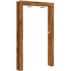 vidaXL Doccia da esterno 226 cm Naturale, Doccia esterna moderna e rettangolare per il giardino, legno di acacia resistente e acciaio inox