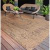Paco Home Tappeto per esterni a trama piatta, moderno e resistente alle intemperie, aspetto juta per terrazze e balconi dimensioni 200x280 cm