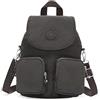 Kipling FIREFLY UP Zaino piccolo (trasformabile in borsa a tracolla), Black Noir (Nero)