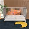 MiaSuite MATERASSO PER CULLA LUPIN BABY 50X130 ALTO 12 CM SFODERABILE IN WATERFOAM POLIURETANO ORTOPEDICO PER LETTINO