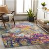 Livabliss Chlef - Tappeto astratto per soggiorno, 80 x 220 cm, per corridoio, sala da pranzo, stile moderno, morbido e facile da pulire, colore: blu navy, senape, fucsia, beige