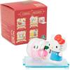 Hello Kitty - Blind Box Serie Mela, 1 Figura Pop a Sorpresa su 9, Unboxing ed Arrivo Casuale, Mini Box Trasparente 5x5cm, Collezionabile