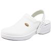 Dr. Scholl's Scholl New Bonus Unpunched, Zoccoli Sanitari Unisex - Adulto, Bianco, 36 EU