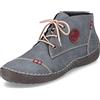 Rieker Scarpe comode da donna 52540, scarpe stringate da donna, Blu 14., 40 EU