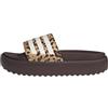 adidas Donna Adilette Platform Slides, Shadow Brown/Cloud White/Magic Beige, 44.5 EU