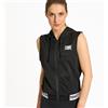LEONE 1947 ABX212 Smanicato con Cappuccio Stripe 47 Poly French Terry Nero L