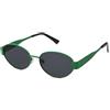 SOJOS Occhiali da sole Donna Uomo Retrò Ovale Metallo Classici Protezione UV400 Occhiali da sole SJ1217