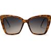 SOJOS Occhiali da Sole Vintage a Occhi di Gatto per Donna Moda Retrò Occhiali da Sole Quadrati Polarizzati Dimensione SJ2206