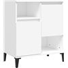 vidaXL Credenza Bianca 60x35x70 cm in Legno Multistrato