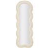 Mauro Ferretti Specchio da Muro Teddy Crema cm 60x4x160