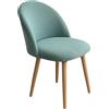 Generico Chair Covers with Backrest 4/6 Pieces Elegant Stretch Chair Covers for Dining Room Office Chair Cover with Round Back Jacqaurd Washable (Color : G, Size : 2pcs)