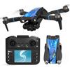 morlyrctooy Drone con Fotocamera 4K Mini Drone Con Telecomando LCD 3D Flip Design Pieghevole Telecomando Ricaricabile 3 Velocità Quadricottero RC per Principianti M18LCD