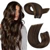 Moresoo Extension Tessitura Capelli Veri Lunghi Marrone #P2/8 60cm 100g