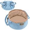 URAQT Borsa Cosmetica da Viaggio, Impermeabile, Portatile,Blu