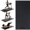 KM KM Fit KM-Fit Tappetino Protettivo Fitness 130 x 70 x 0,8 cm | Antiscivolo per Attrezzi Fitness | Isolante Acustico e Antivibrante | Tappetino per Yoga, Pilates ed Esercizi | 4 Misure Disponibili