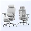 SIHOO Doro C300 V2 Sedia da Ufficio Ergonomica con Poggiapiedi, Sedia da Scrivania in Rete con Braccioli 8D, Supporto Lombare, Poggiatesta 3D, Reclinabile, Sedia da Computer per l'Ufficio Domestico