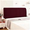 Ystyle Copri Testiera Letto, Copri Spalliera Letto Matrimoniale/Singolo Elasticizzata, Copertura Testata Letto Matrimoniale Lavabile, Headboard Cover Antipolvere Universale (120CM, Borgogna)