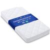 Totsy Baby materasso culla 50x83 cm per navicella carrozzina co-sleeping neonato bebè lettino passeggino rettangolo lattante comodo sostegno riposo - traspirante & lavabile 83 x 50 Oeko-Tex