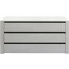 AVANTI TRENDSTORE -Sisco - Cassettiera Interna per Armadio con 3 Cassetti Effetto Tessuto Grigio Misura S: LAP ca. 99x69,3x50,9cm