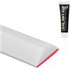 Flintronic Autoadesiva Silicone Doccia Barriera, Trapezio-1M(Bianco)