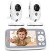 BOIFUN Baby Monitor Video Con Telecamera, Senza Wi-Fi, 4" IPS Schermo Con Zoom 5X, Facile Da Usare e Configurare, Rilevamento del Suono, ModalitÃ VOX