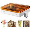 xTool M2 Incisore Laser 10W, Compatibile con Stampa CMYK, Doppia Fotocamera, Macchina Incisione Laser Chiusa Classe 1 per Fai-da-Te su Legno, Acrilico, Adesivi e Regali Personalizzati
